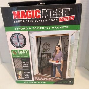 Magic Mesh Hands-Free Screen‎ Door For French Doors